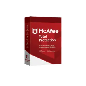 McAfee Total Protection 1 Year, 1 Device