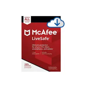 McAfee Live Safe Unlimited Devices Antivirus Internet and Identity Security Software, Safe Family, 1 Year